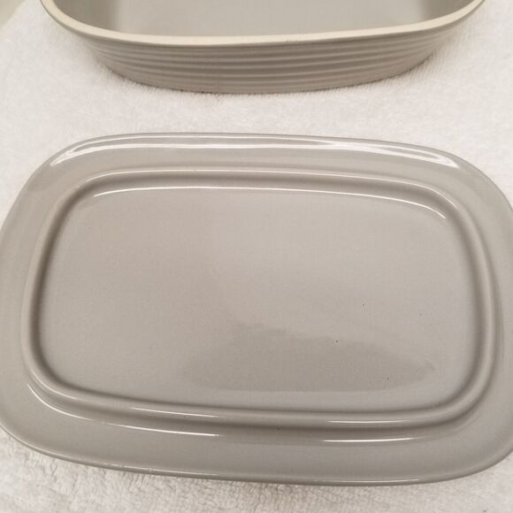 The Pottery People butter dish Blessed dishwasher safe micro safe 7.5" X 2"high - Picture 11 of 16